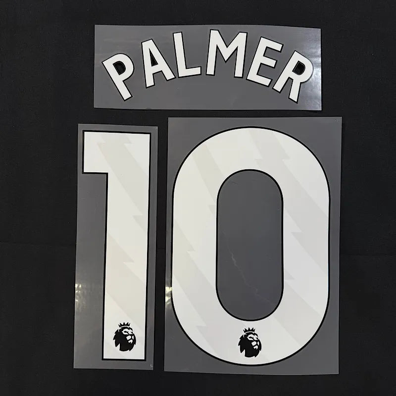 Chelsea 2025-Home PALMER #10 Youth Official Name Set-White