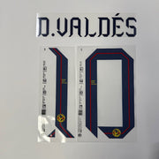 Club America 2024-25 Home D. VALDES #10 Official Name Set