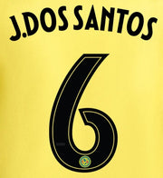 Club America 2025-26 Home J. DOS SANTOS #6 Official Name Set