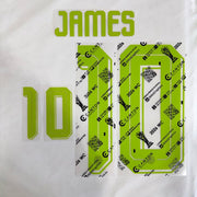 Colombia 2026- Away JAMES #10 Official Jersey Name Set