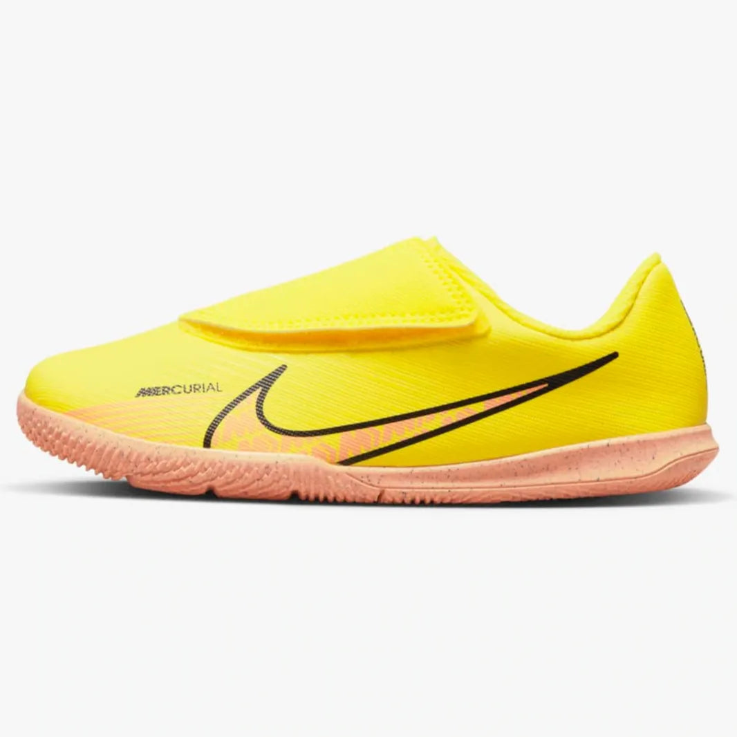 Nike Kids vapor 15 Club Indoor PS (V) - Yellow Strike-Sunset Glow (Side 1)