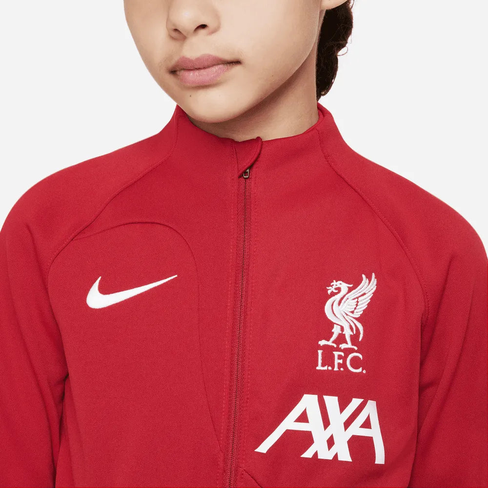 Nike 22-23 Liverpool Youth ACDPR Anthem Jacket - Red-White (Detail 1)