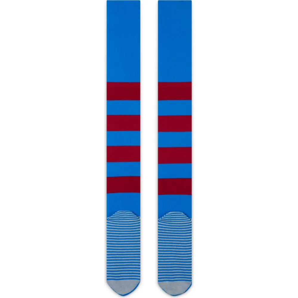 Nike 2021-22 Barcelona Home Squad OTC Socks - Soar-Noble Red (Pair - Back)