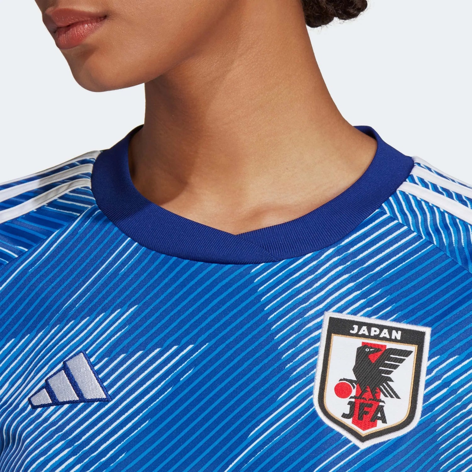 adidas 2022-23 Japan Women's Home Jersey - Japan Blue (Detail 1)