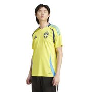 adidas 2024-25 Sweden Men's Stadium Home Jersey (Model - Front)