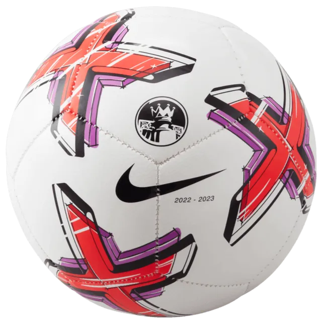 Nike 2022-23 EPL Mini Skills Ball - White-Crimson-Purple (Back)