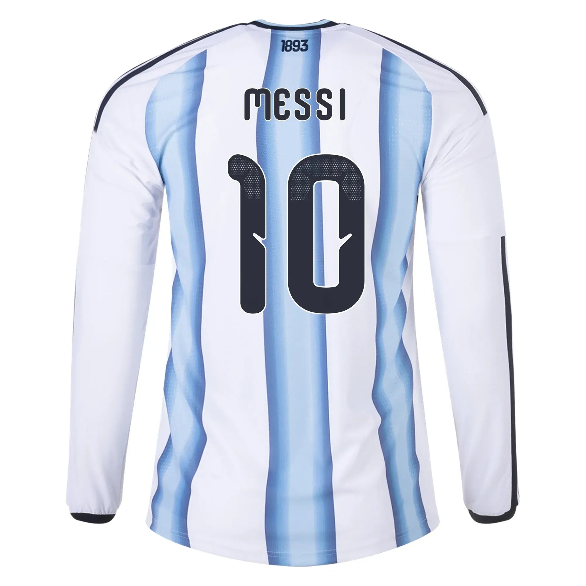 adidas 2026 Argentina Men's Authentic Home Long-Sleeve Soccer Jersey (Messi)