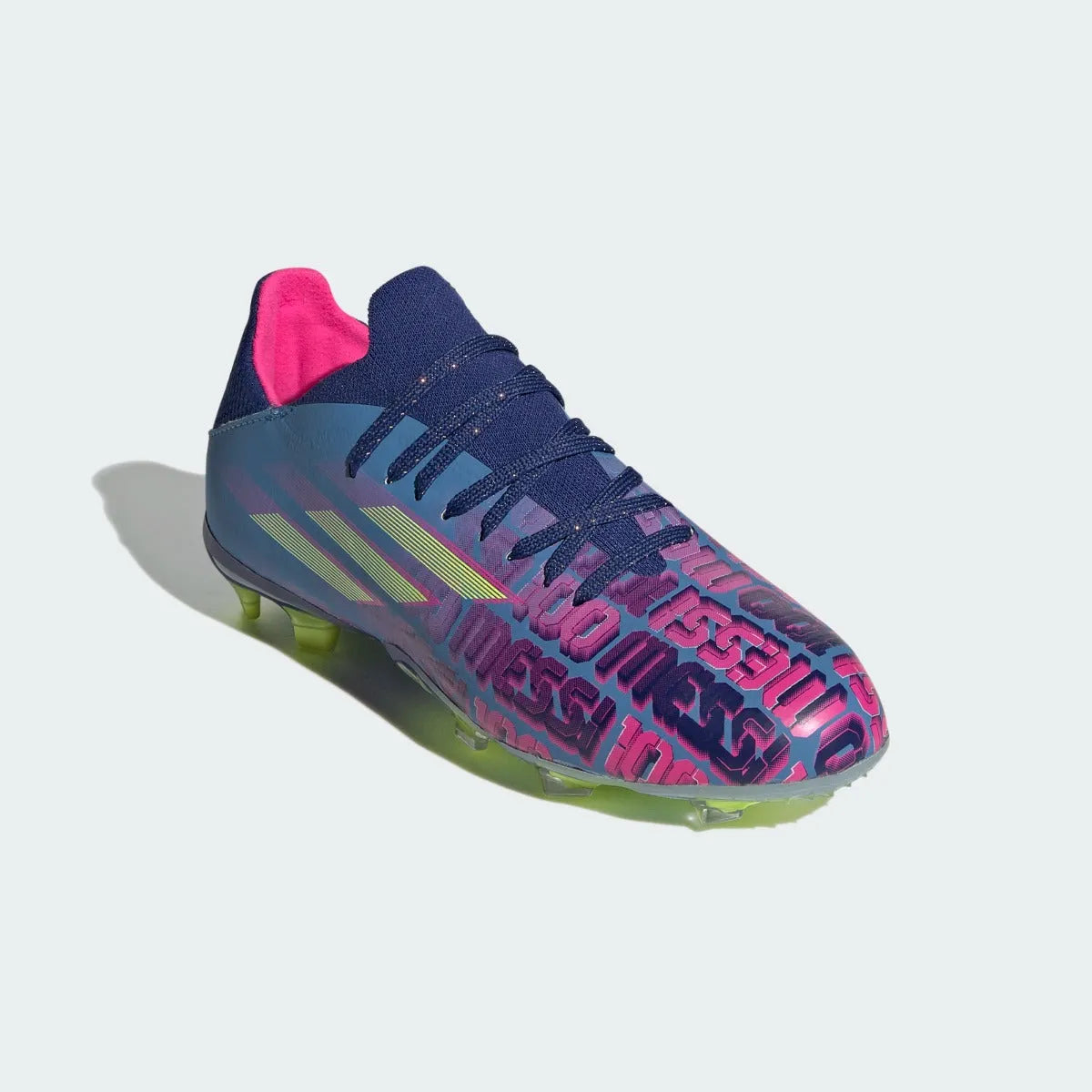 Adidas JR X Speedflow MESSI .1 FG - Blue-Pink-Yellow (Diagonal 1)