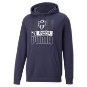 Puma 2022-23 Monterrey Core Hoodie - Navy-White (Front)