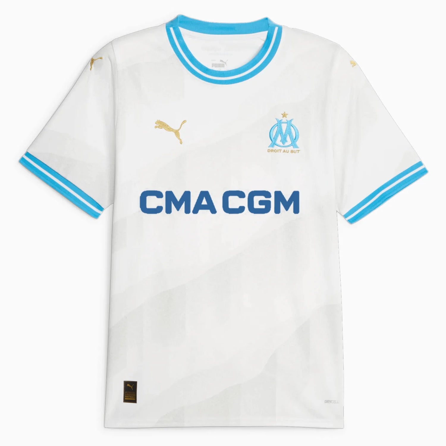 Puma 2023-24 Marseille Men's Stadium Home Jersey (Front)