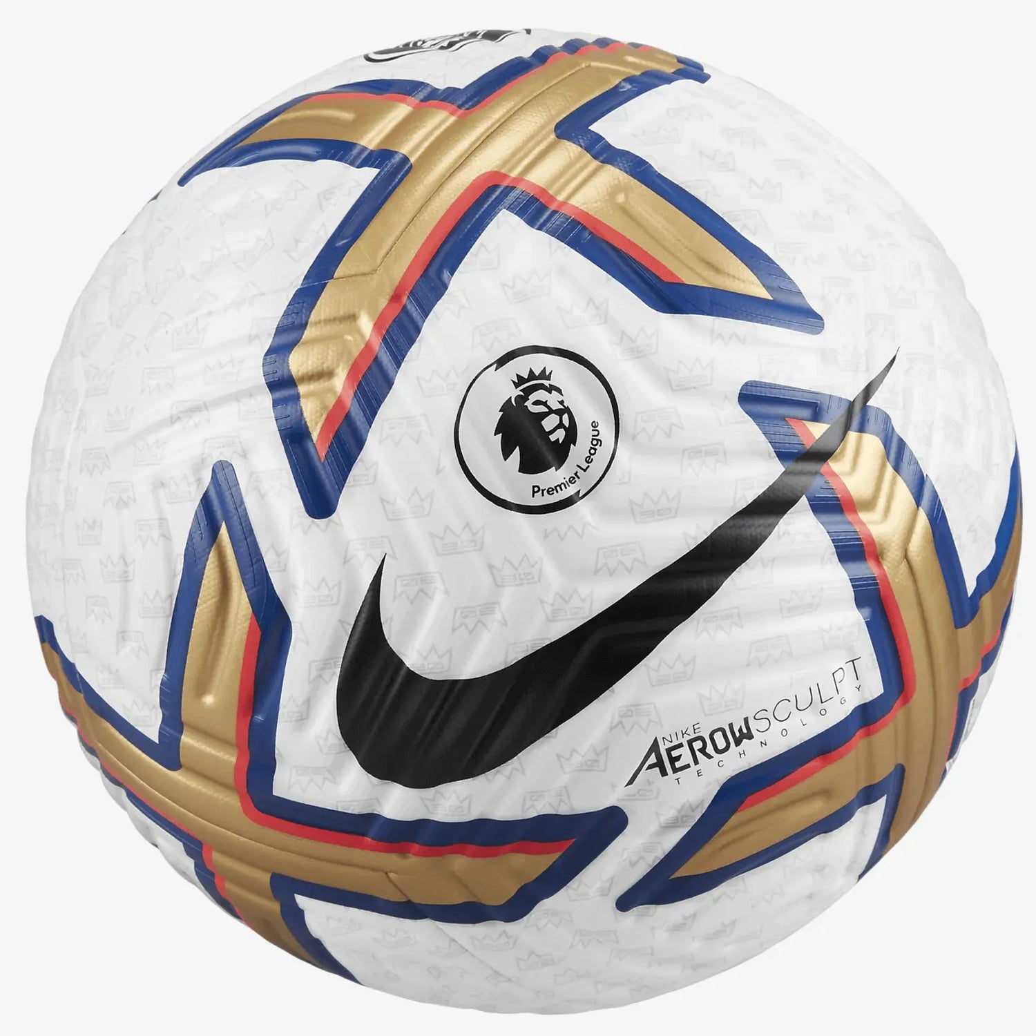 Nike 2022-23 Premier League Flight Ball - White-Gold-Blue (Back)