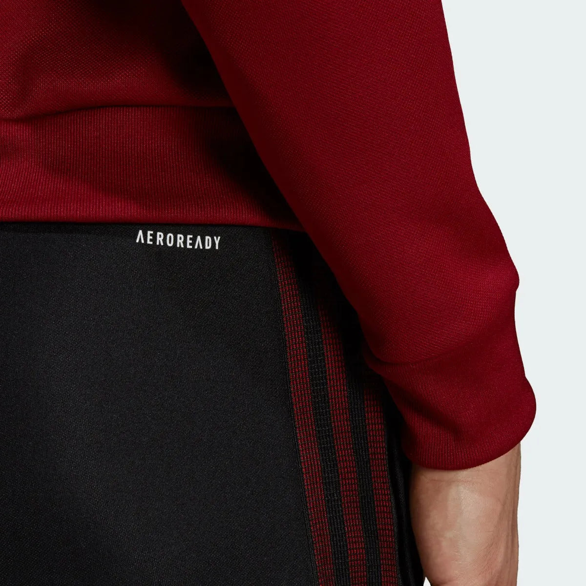 Adidas 2021-22 Bayern Munich Training Pants - Black-Red (Detail 2)