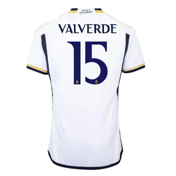 adidas 2023-24 Real Madrid Youth Stadium Home Jersey