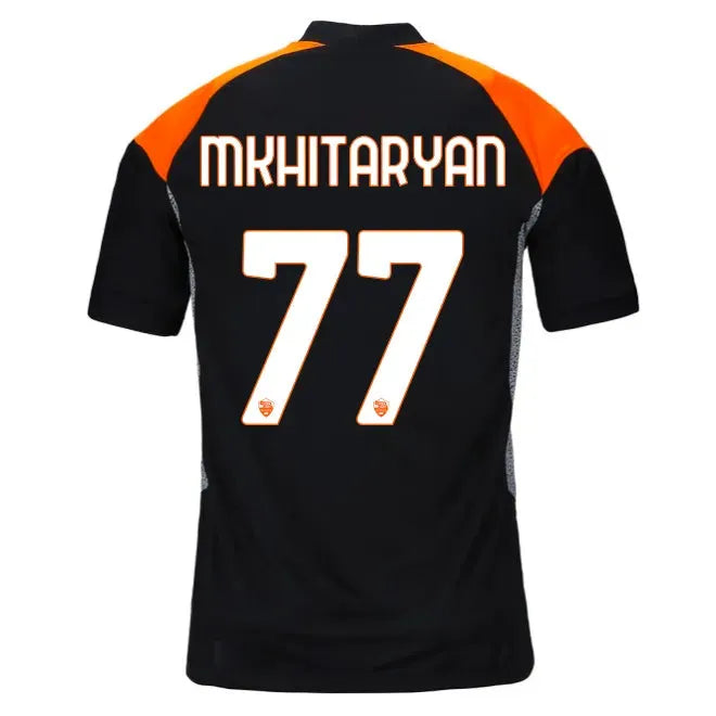Nike 2020-21 Roma Third Jersey - Black-Orange