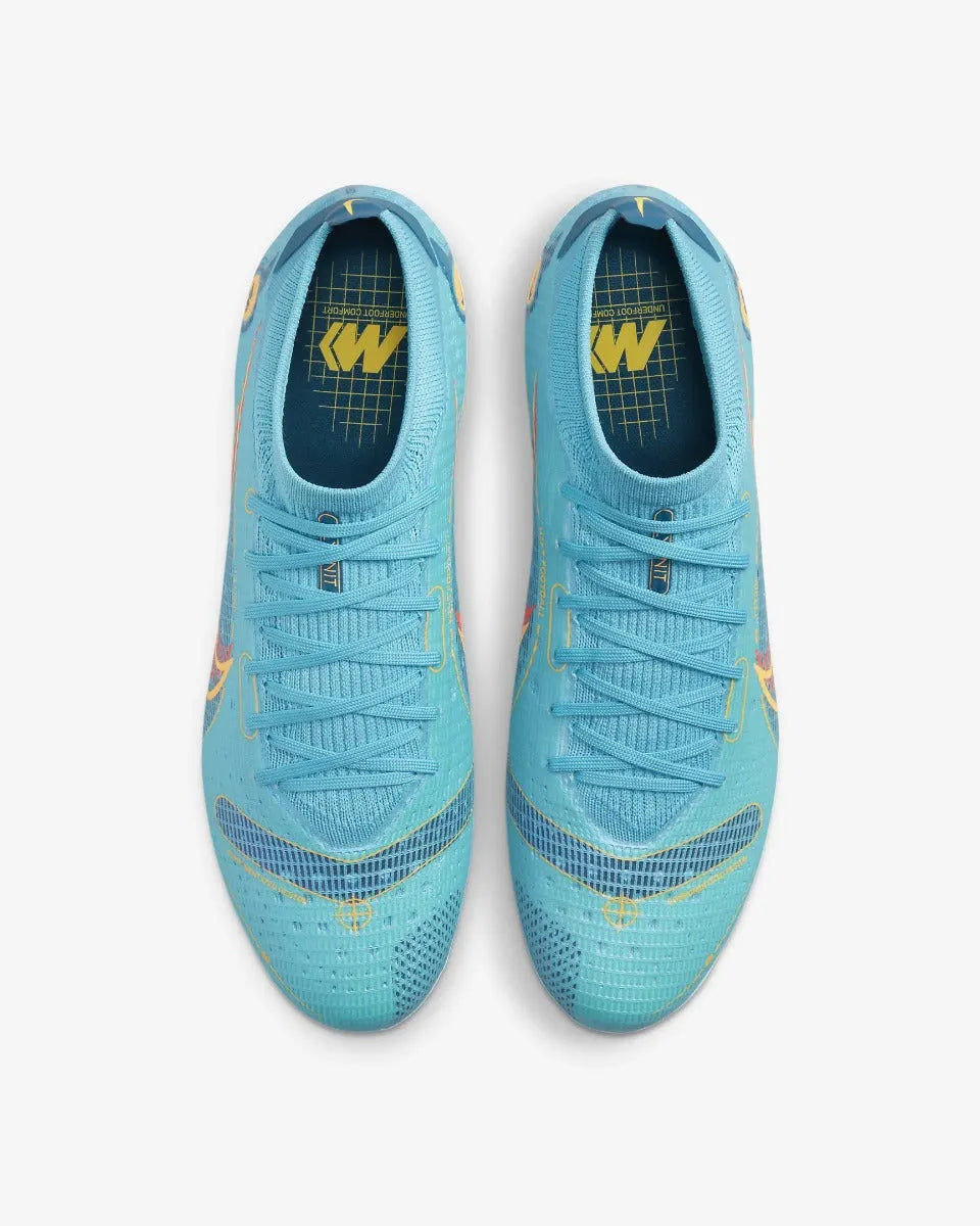 Nike Mercurial Vapor 14 Pro FG - Chlorine Blue-Laser Orange (Pair - Top)