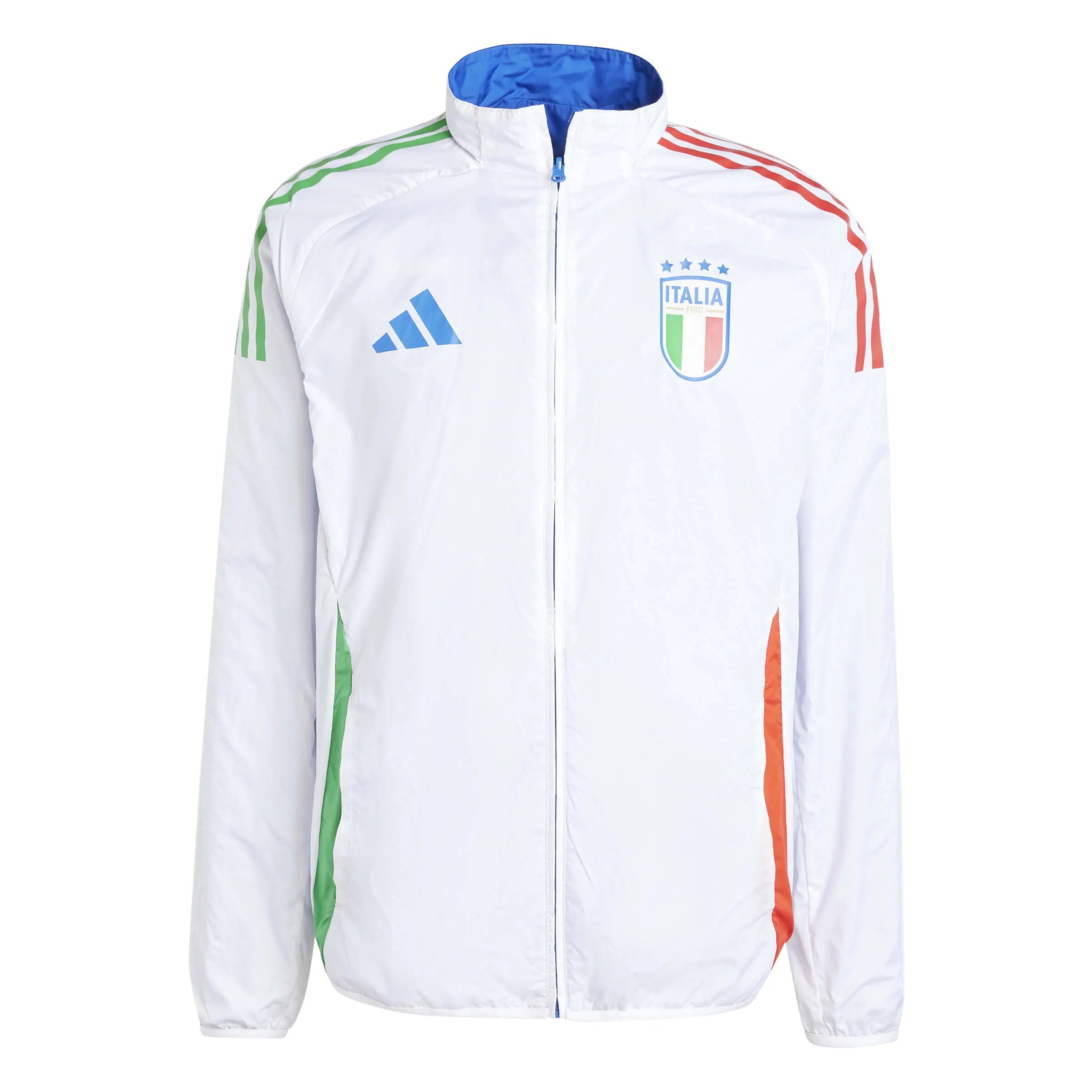 adidas 2024-25 Italy Men's Anthem Jacket (Front - Reverse)