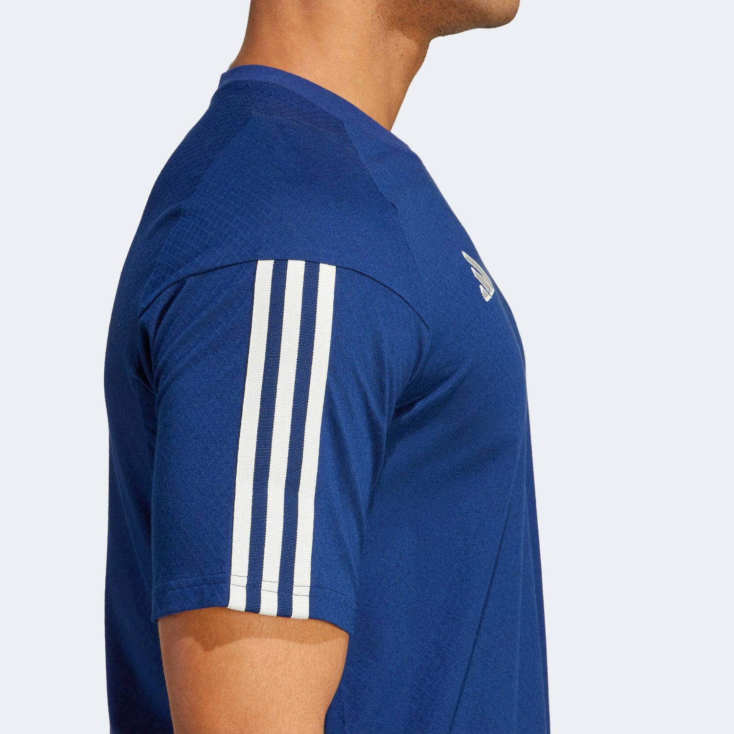 adidas 2023 Italy Cotton Tee - Dark Blue (Detail 2)