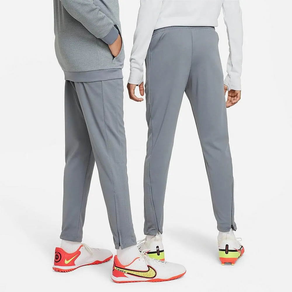 Nike DF Academy Youth Pants Cool Grey Cool Grey Cool Grey White (Models - Back)