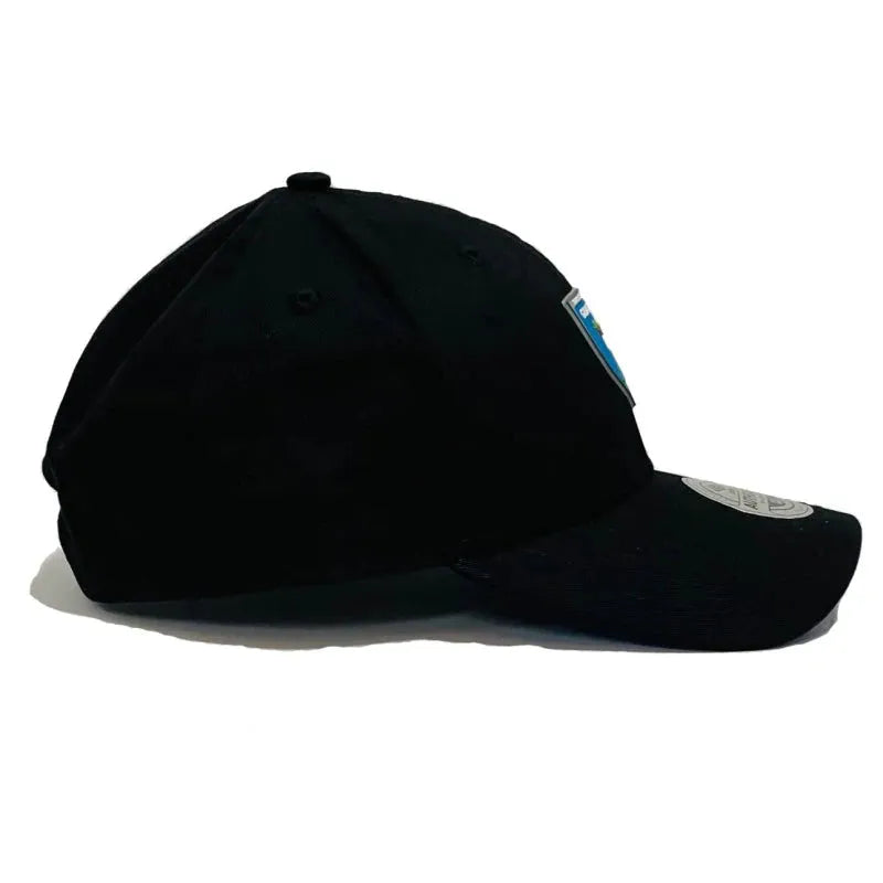Umbro Guatemala Structured Snapback Hat - Black-White (Side)