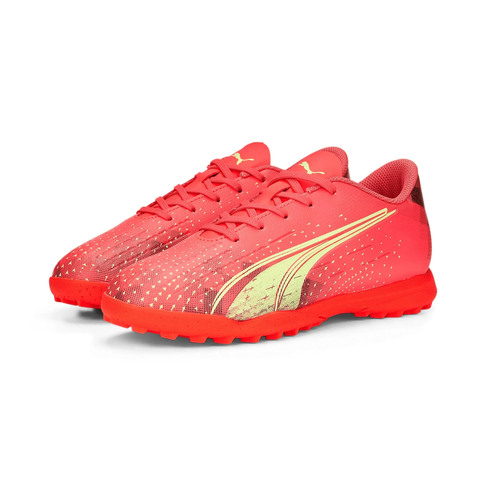 Puma Jr Ultra Play Turf - Coral-Fizzy Light (Pair - Diagonal)
