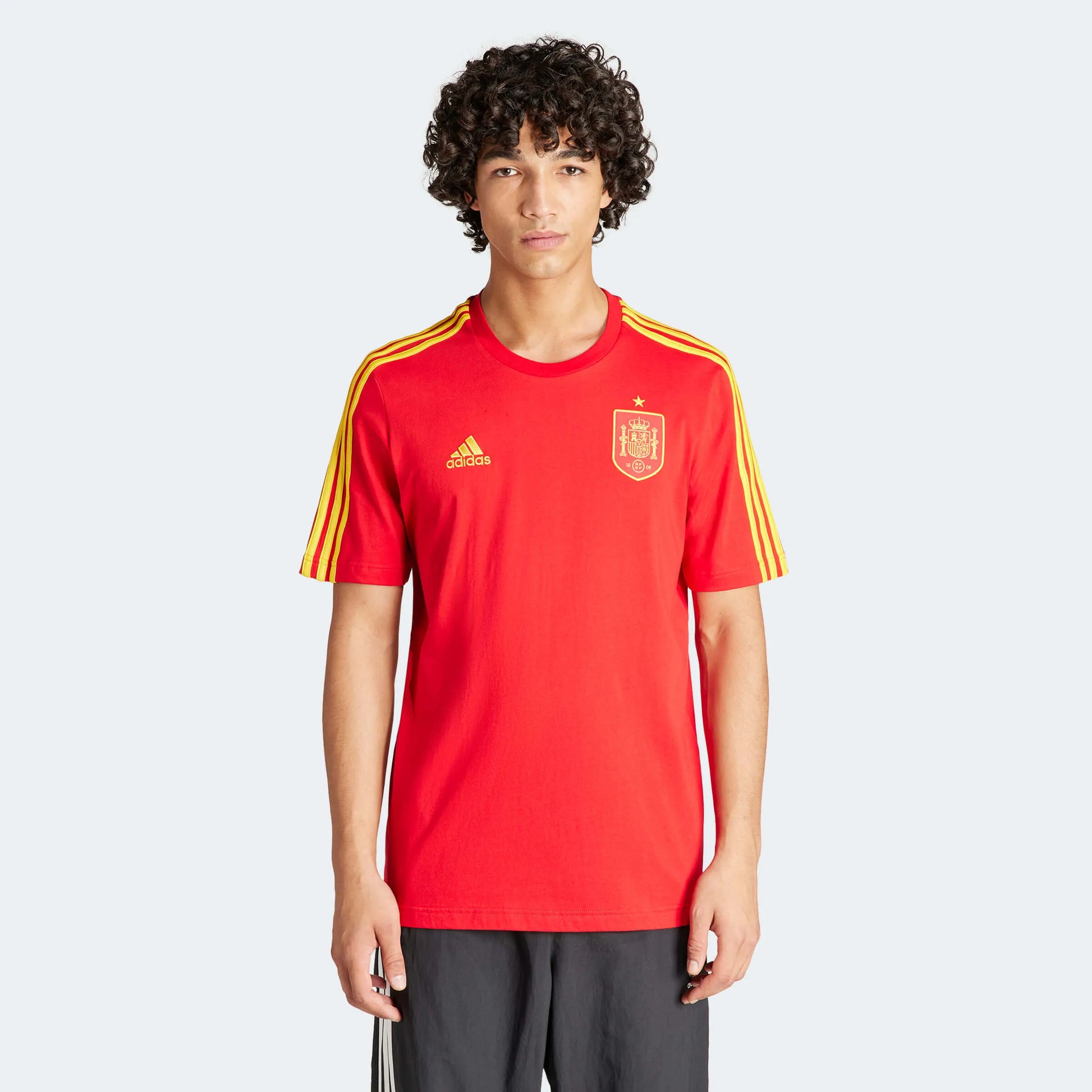 adidas 2024-25 Spain Men's DNA Tee (Model - Front)