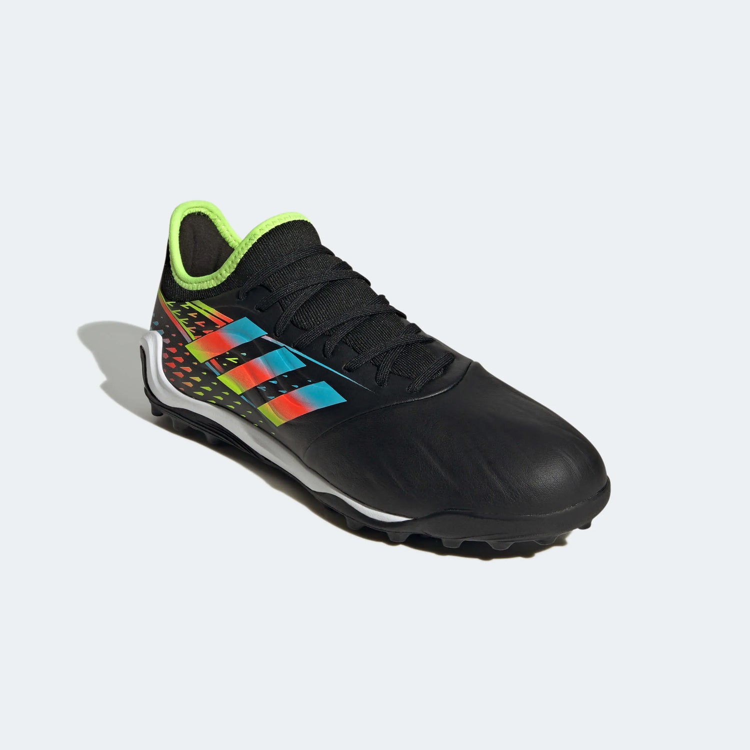 adidas Copa Sense.3 Turf - Black-Solar Yellow (Diagonal - Front)