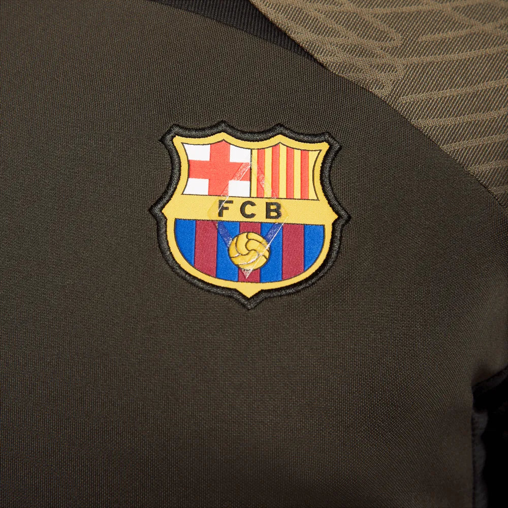 Nike 2023-24 Barcelona Men's DF Strike Training Jersey (Detail 3)