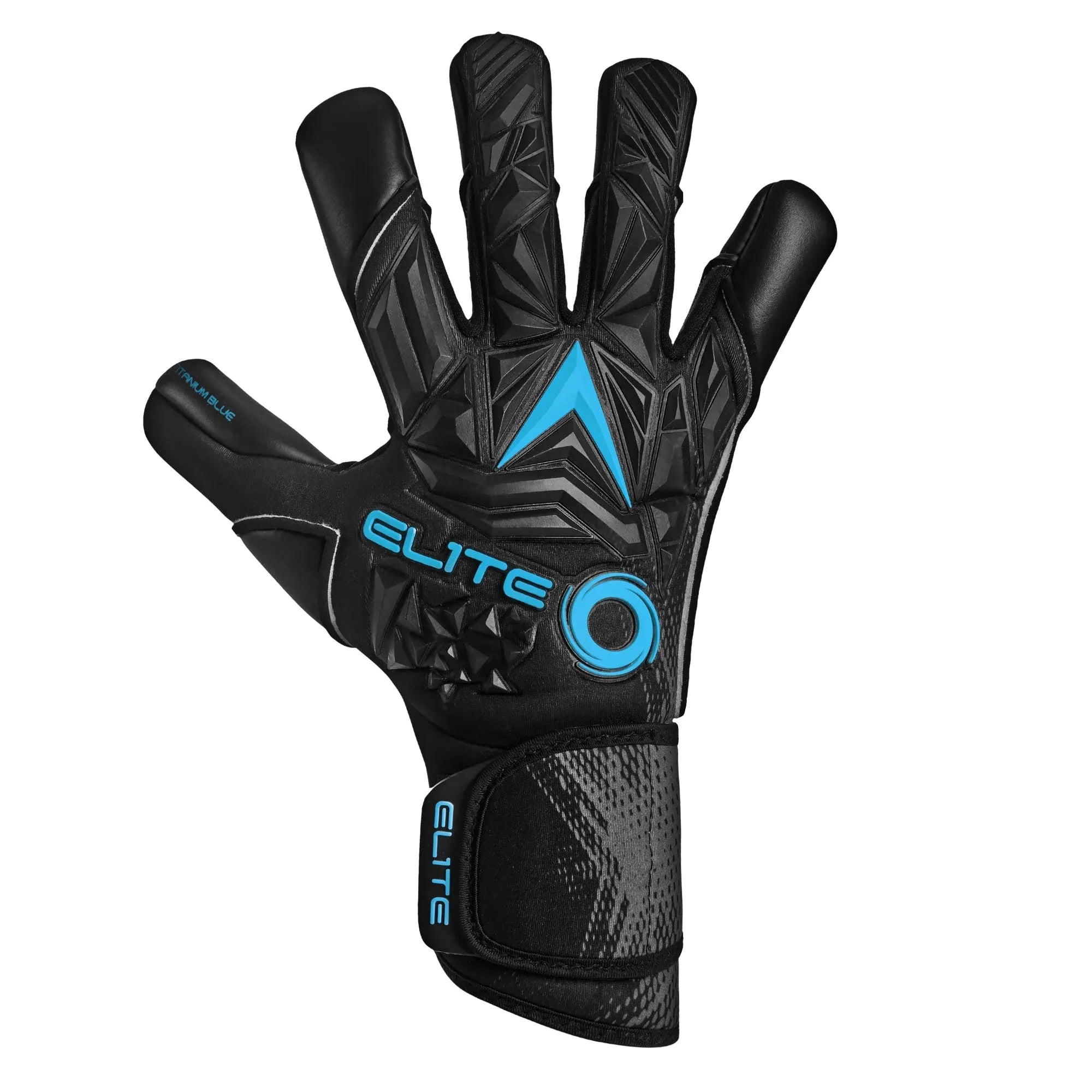 Elite Sport Titanium Blue Goalkeeper Gloves (Single - Outer)