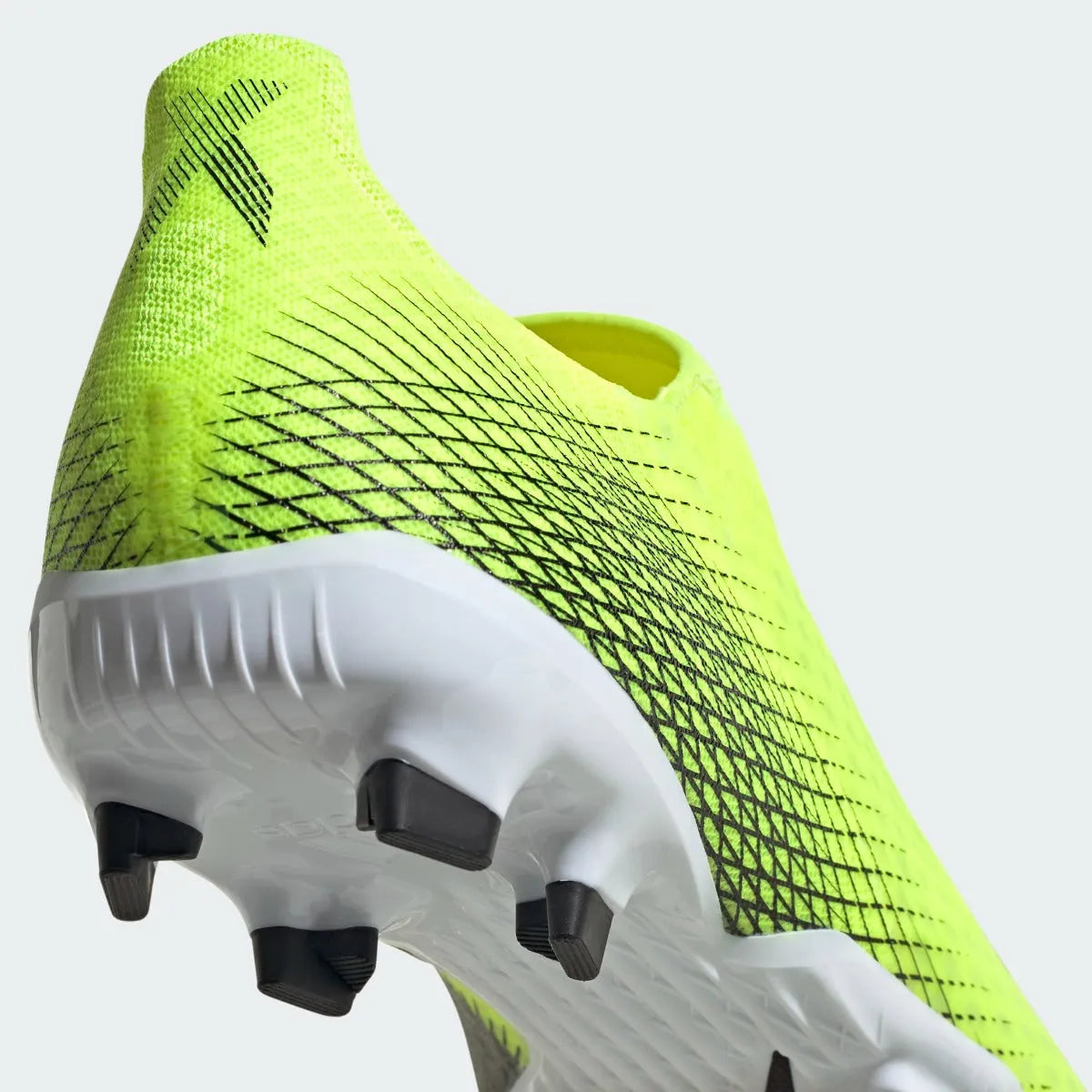 Adidas X Ghosted .3 Laceless FG - Volt-Black