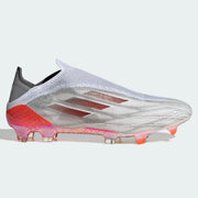 Adidas X Speedflow + FG - White-Iron Metallic (Side 1)