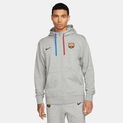 Nike 2022-23 Barcelona Full-Zip Hoodie (Model - Front)