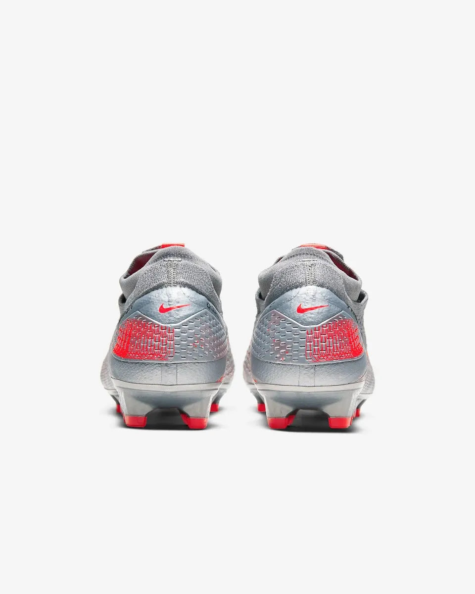 Nike Phantom Vision 2 Elite DF FG - Grey-Red