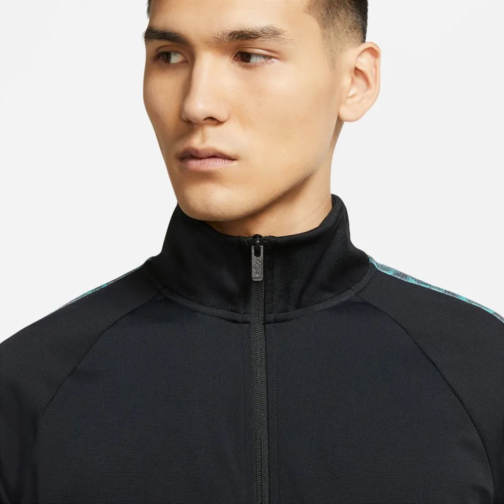 Nike 2020-21 Barcelona NSW JDI Pk Tape Jacket - Black-Teal
