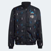 adidas 2022-23 Manchester United Anthem Jacket - Black (Front)