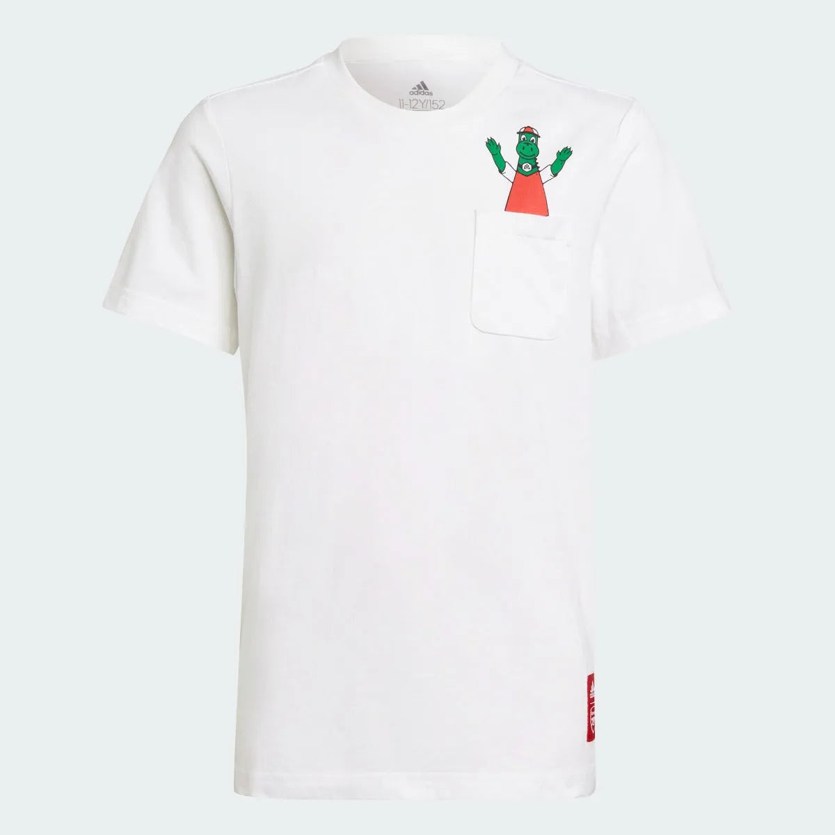 Adidas 2021-22 Arsenal Youth Graphic Tee - White (Front)