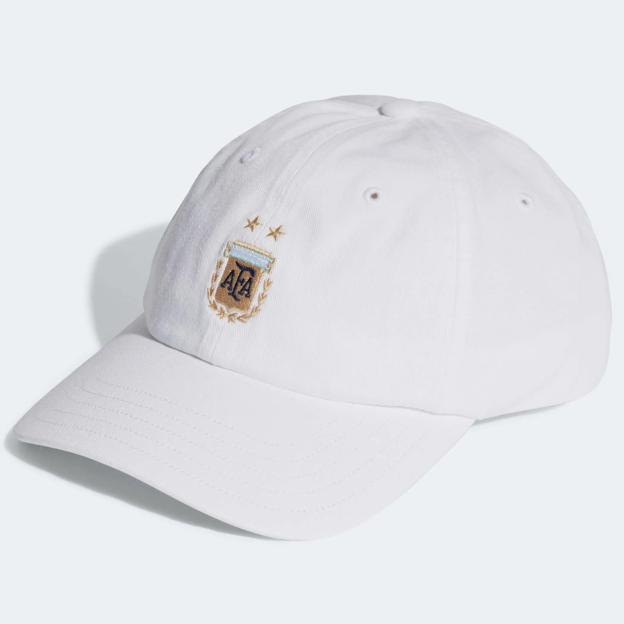 adidas 2022-23 Argentina Dad Cap - White-Light Blue (Front)
