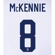 USA 2024/25 Home Mckennie #8 Youth Jersey Name Set (Back)