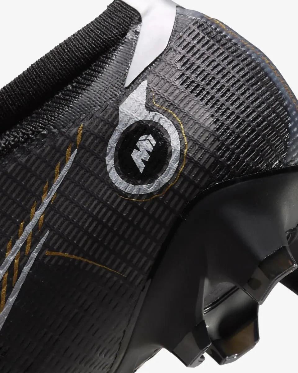 Nike Mercurial Vapor 14 Pro FG - Black-Gold-Silver (Detail 3)