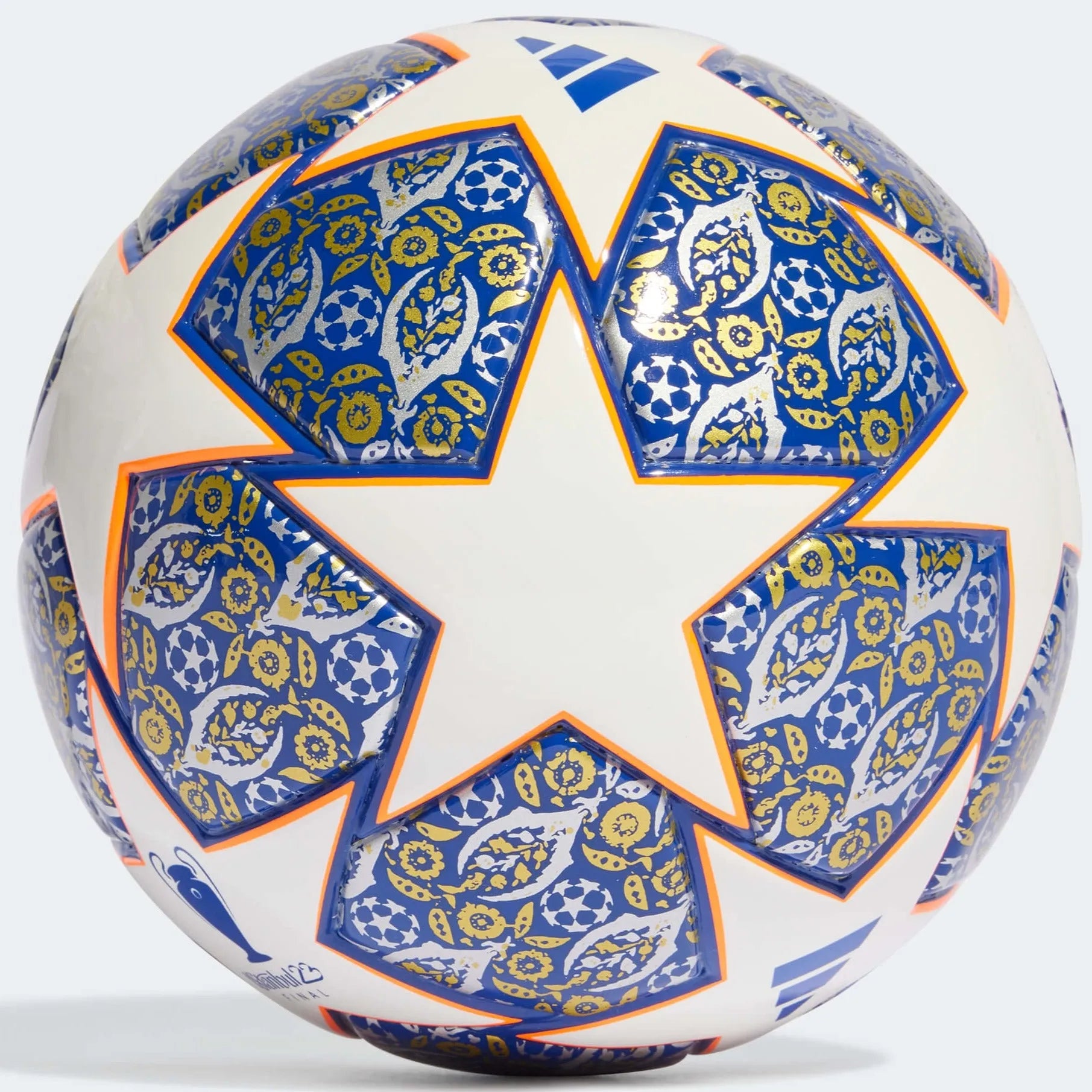 adidas Istanbul UCL Mini Ball - White-Royal Blue-Solar Orange (Back)