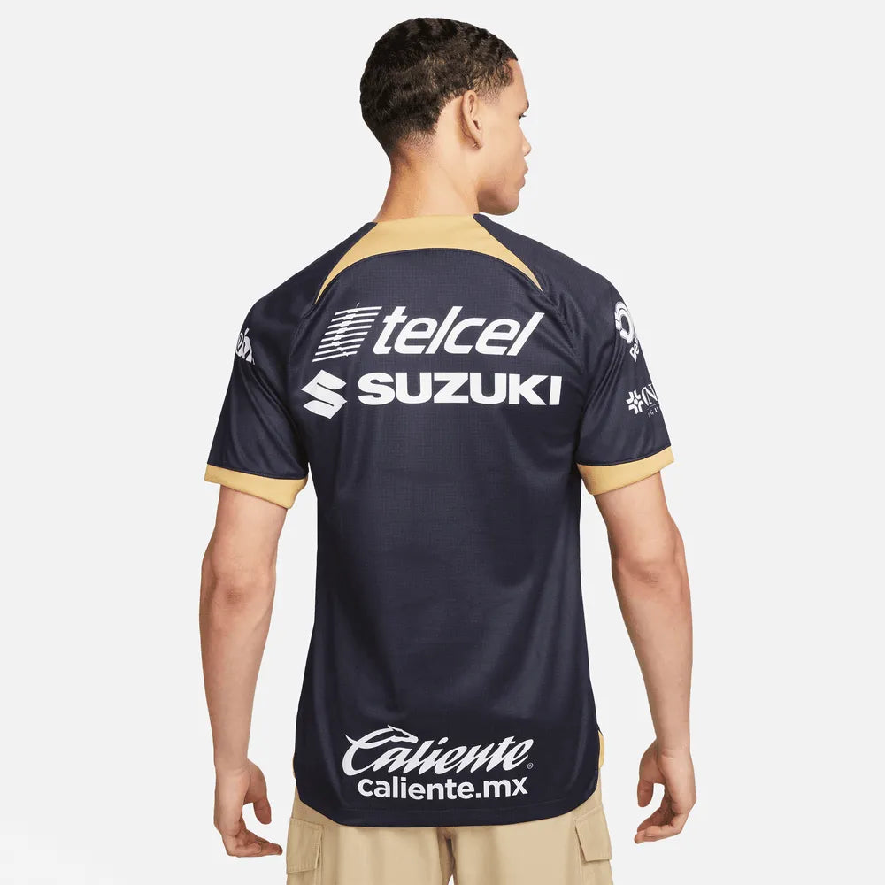 Nike 2023-24 Pumas Men's Stadium Away Jersey (Model - Back)