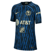 Nike 2022-23 Club America Youth Away Jersey - Armory Navy-Lemon (Front)