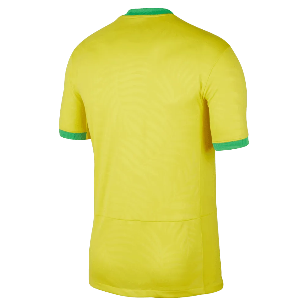 Nike 2023-24 Brazil Women's (Men's Cut) Stadium Home Jersey (Back)