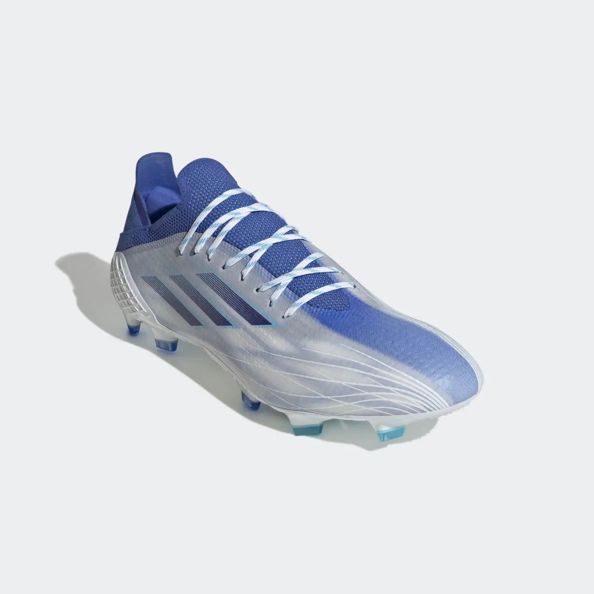 adidas X Speedflow .1 FG - White-Indigo-Sky Rush (Diagonal 1)