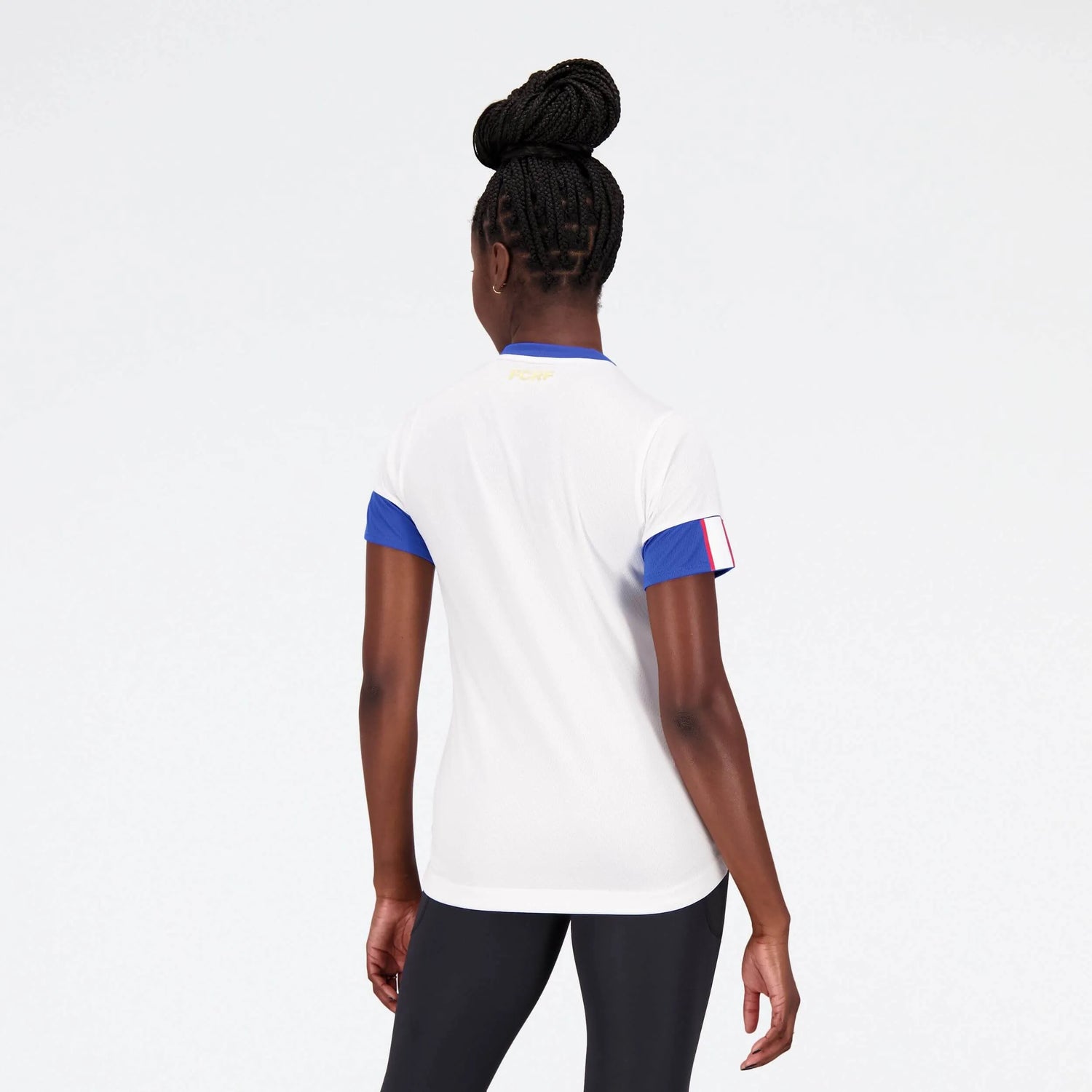 New Balance 2022-23 Women's Costa Rica Away Jersey - White (Model - Back)