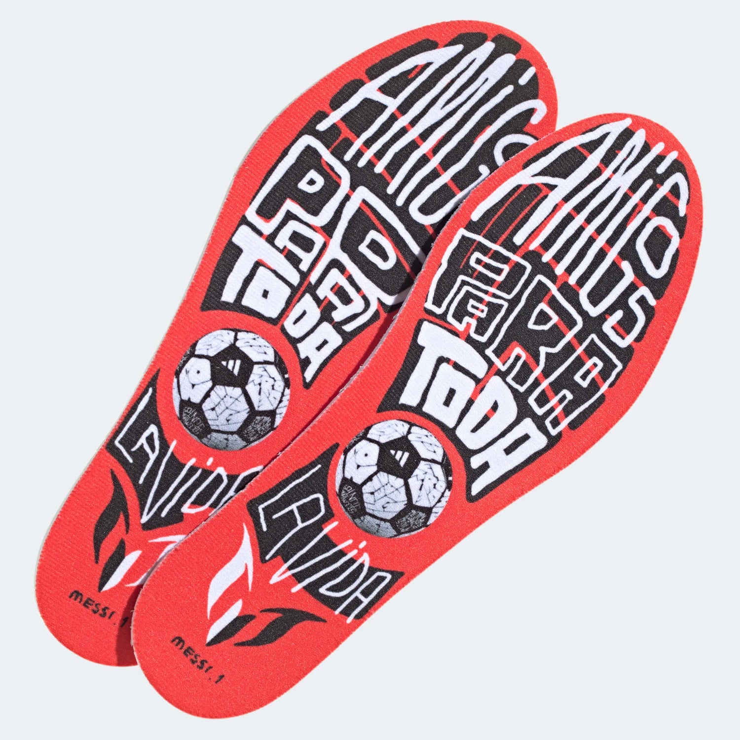 adidas JR X SpeedPortal Messi .1 FG - White-Black-Solar Red (Insoles)
