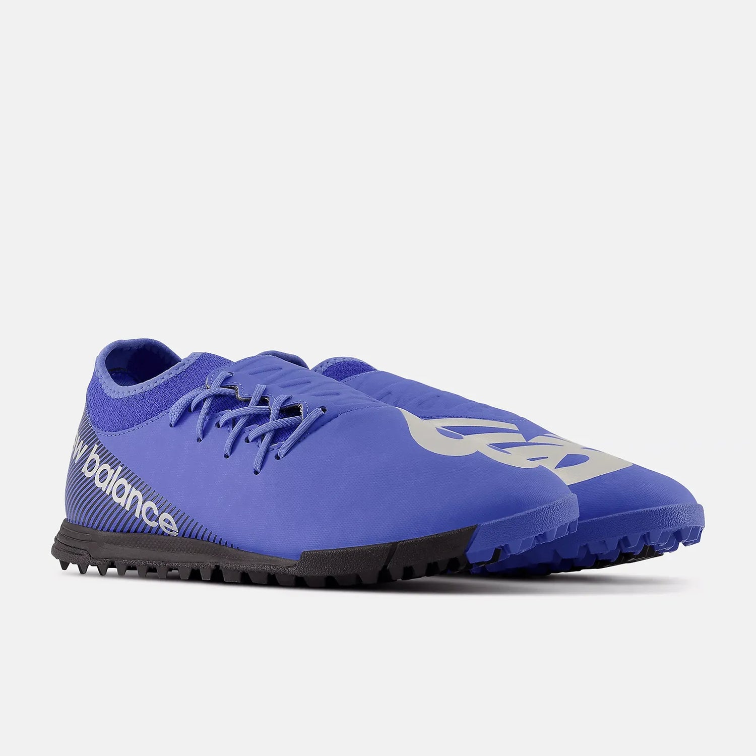 New Balance Furon v7 Dispatch Turf 2E Wide - Blue-Silver (Pair - Diagonal)