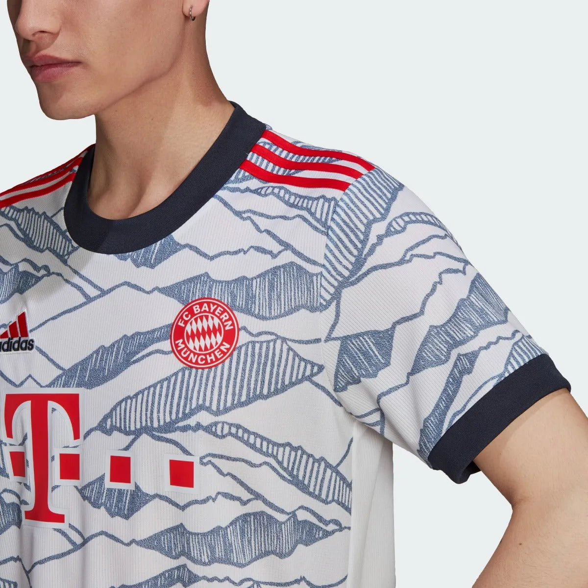 Adidas 2021-22 Bayern Munich Third Jersey - White (Detail 1)