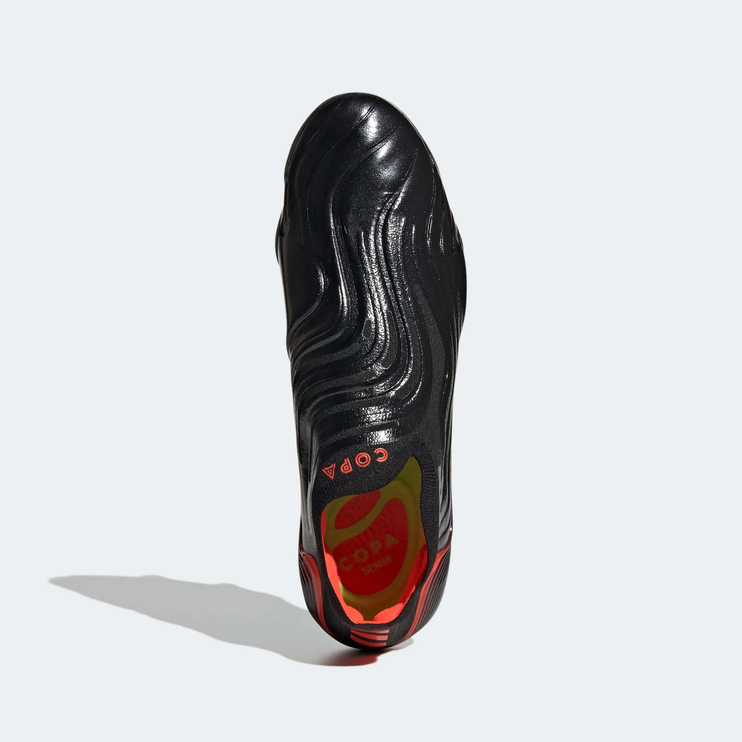adidas Copa Sense + FG - Black-Solar Red (Top)