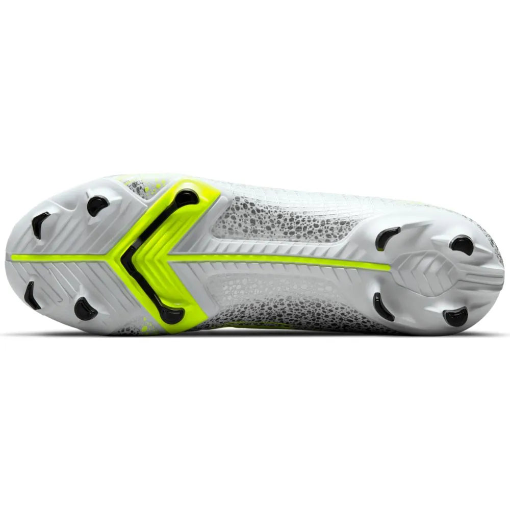 Nike Vapor 14 Academy FG-MG - White-Grey-Volt (Bottom)
