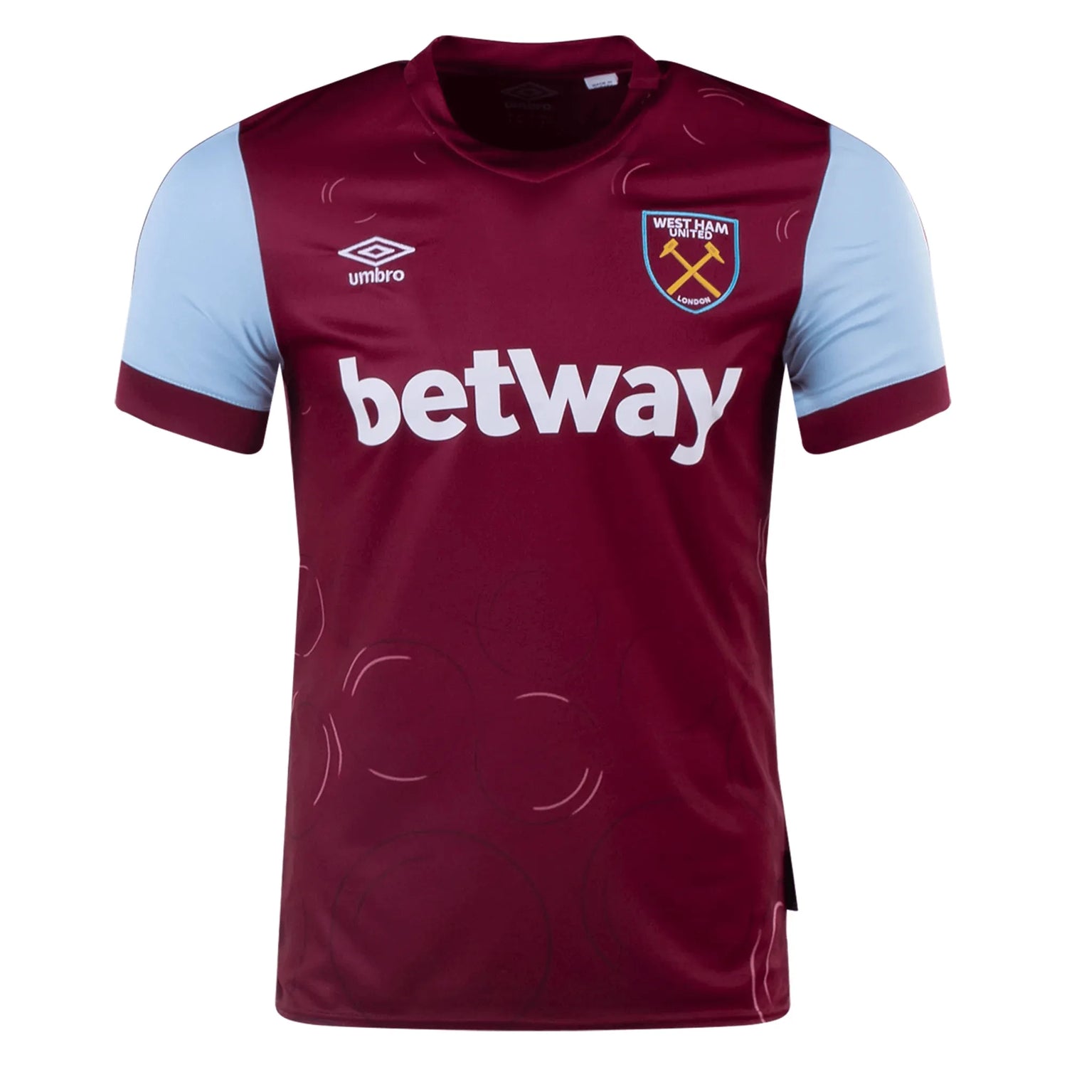 Umbro 2023-24 West Ham Men's Stadium Home Jersey (Front)